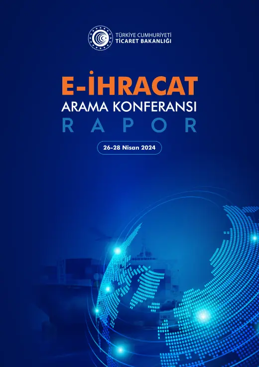 E-İhracat Arama Konferansı Sonuç Raporu kılavuzu kapağı